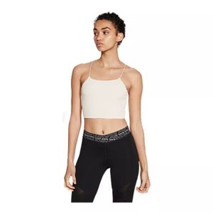 Nike Yoga Luxe Off-White Strappy Cami Tank